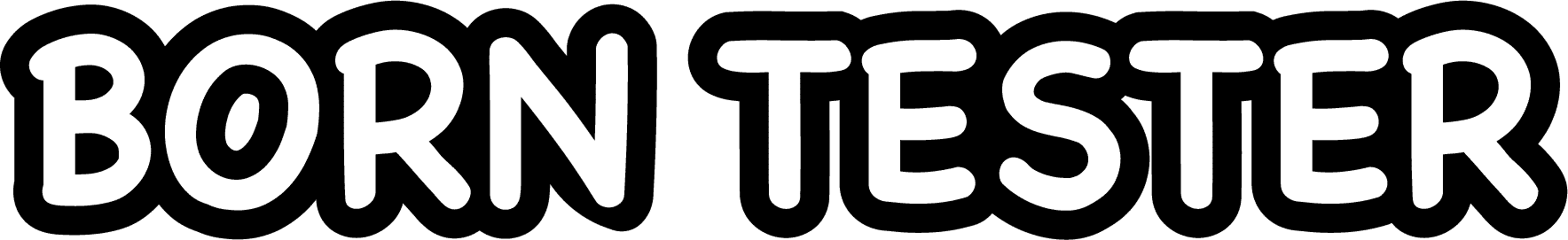 Born Tester-sticker white Laptop Stickers