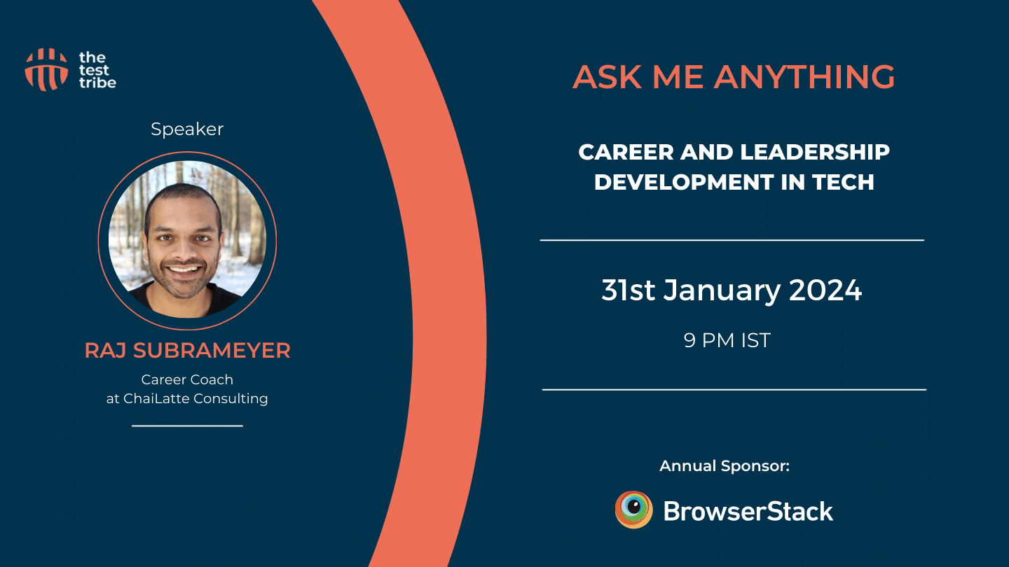 Ask Me Anything with Raj Subrameyer