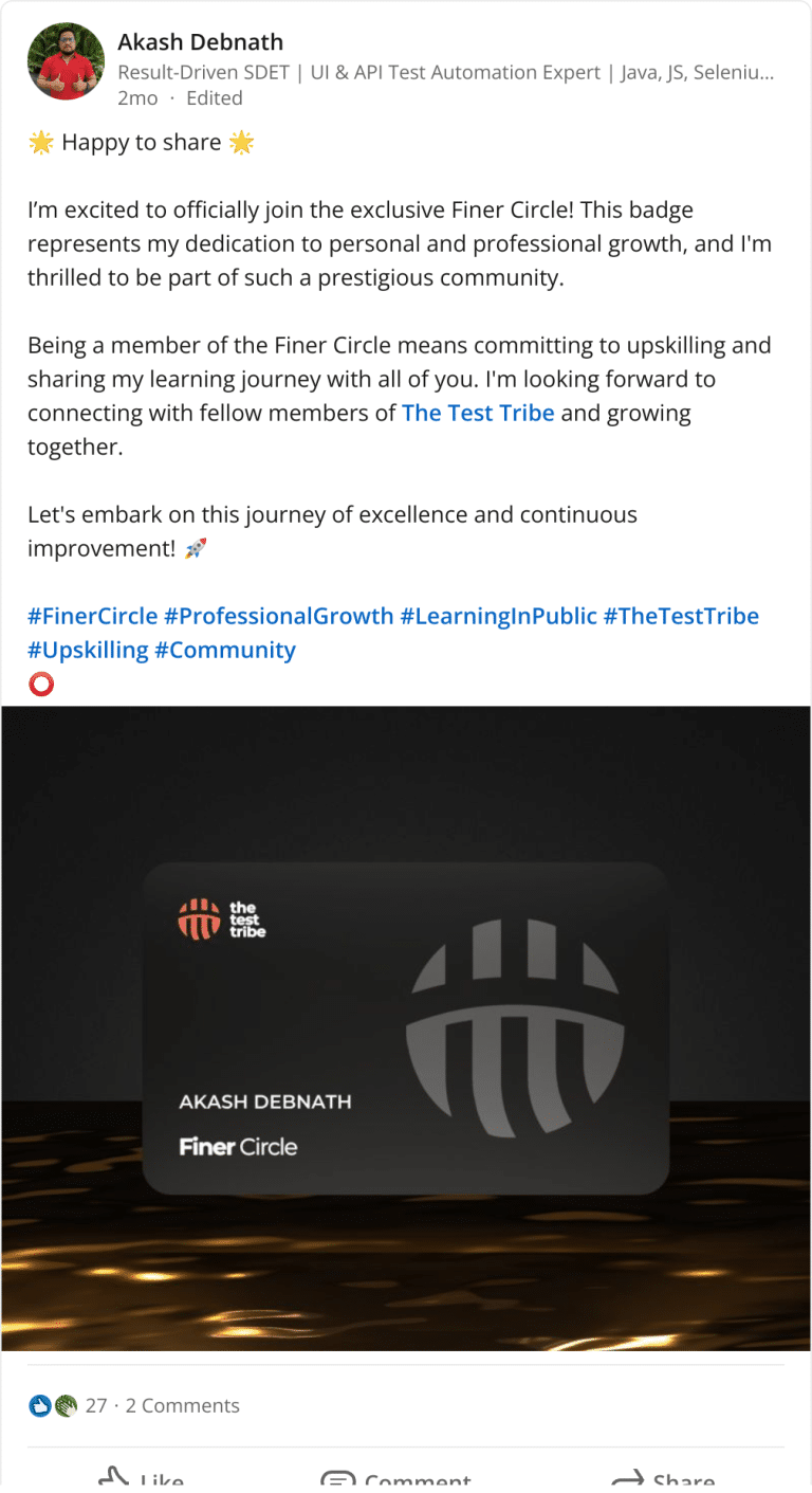 Akash Debnath Finer Circle Review Li