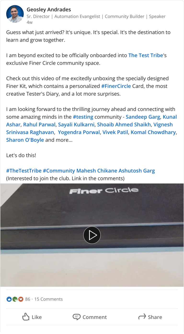 Geosley Andrades Finer Circle Review Li