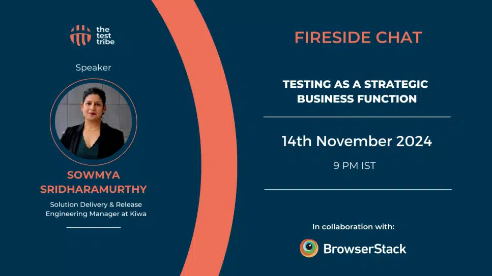 fireside chat with Sowmya Sridharamurthy
