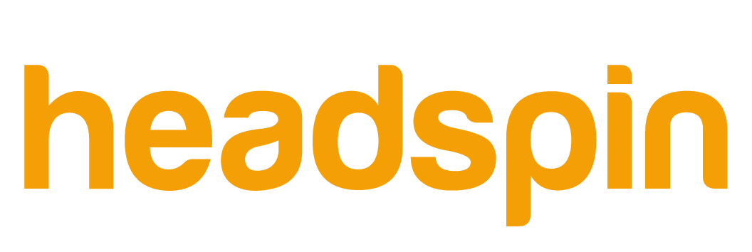 headspin wordmark orange