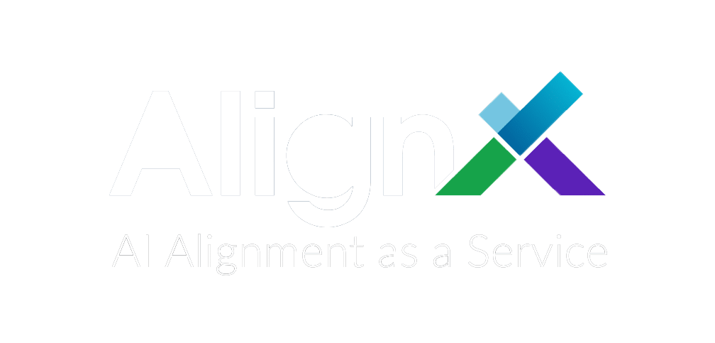AlignX logo with text and tagline default 1