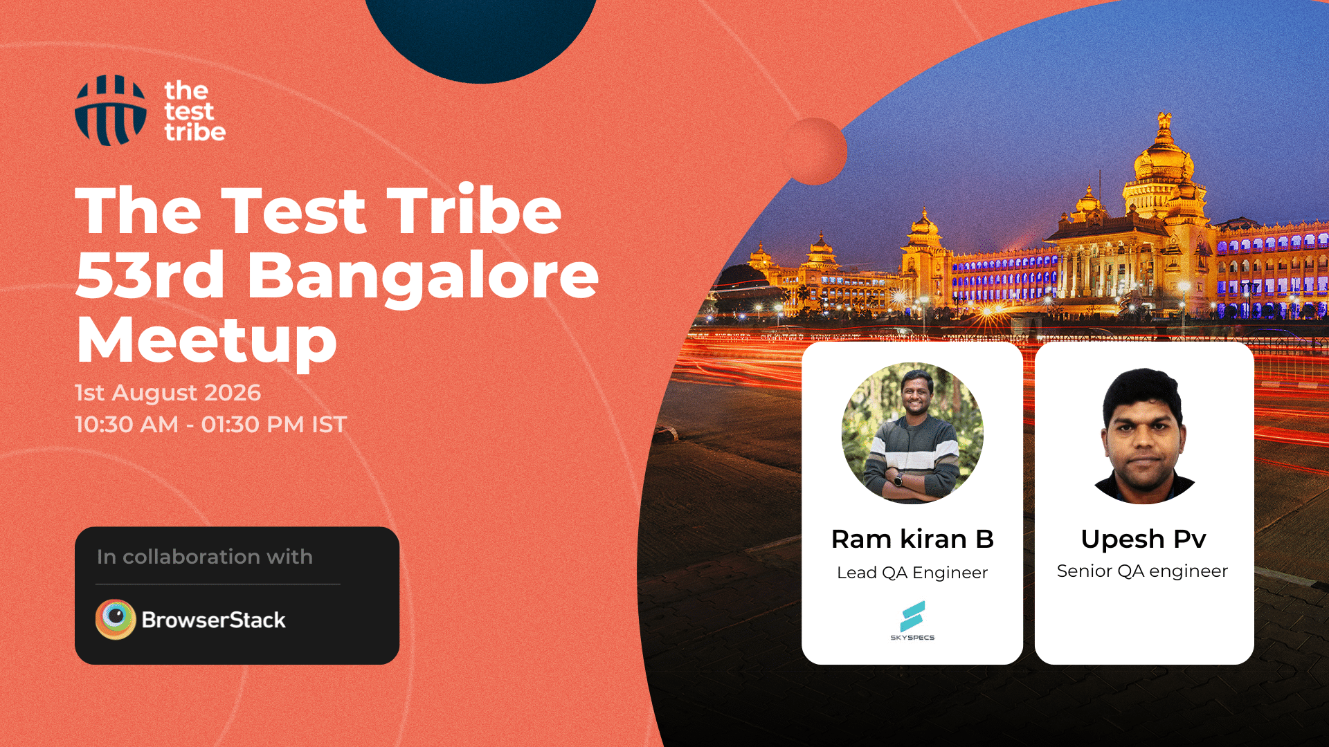The Test Tribe 53rd Bangalore Meetup 1