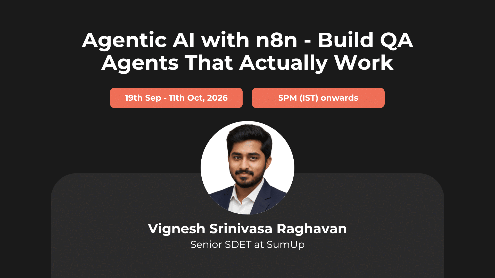 Agentic AI with n8n – Bootcamp -September 2026