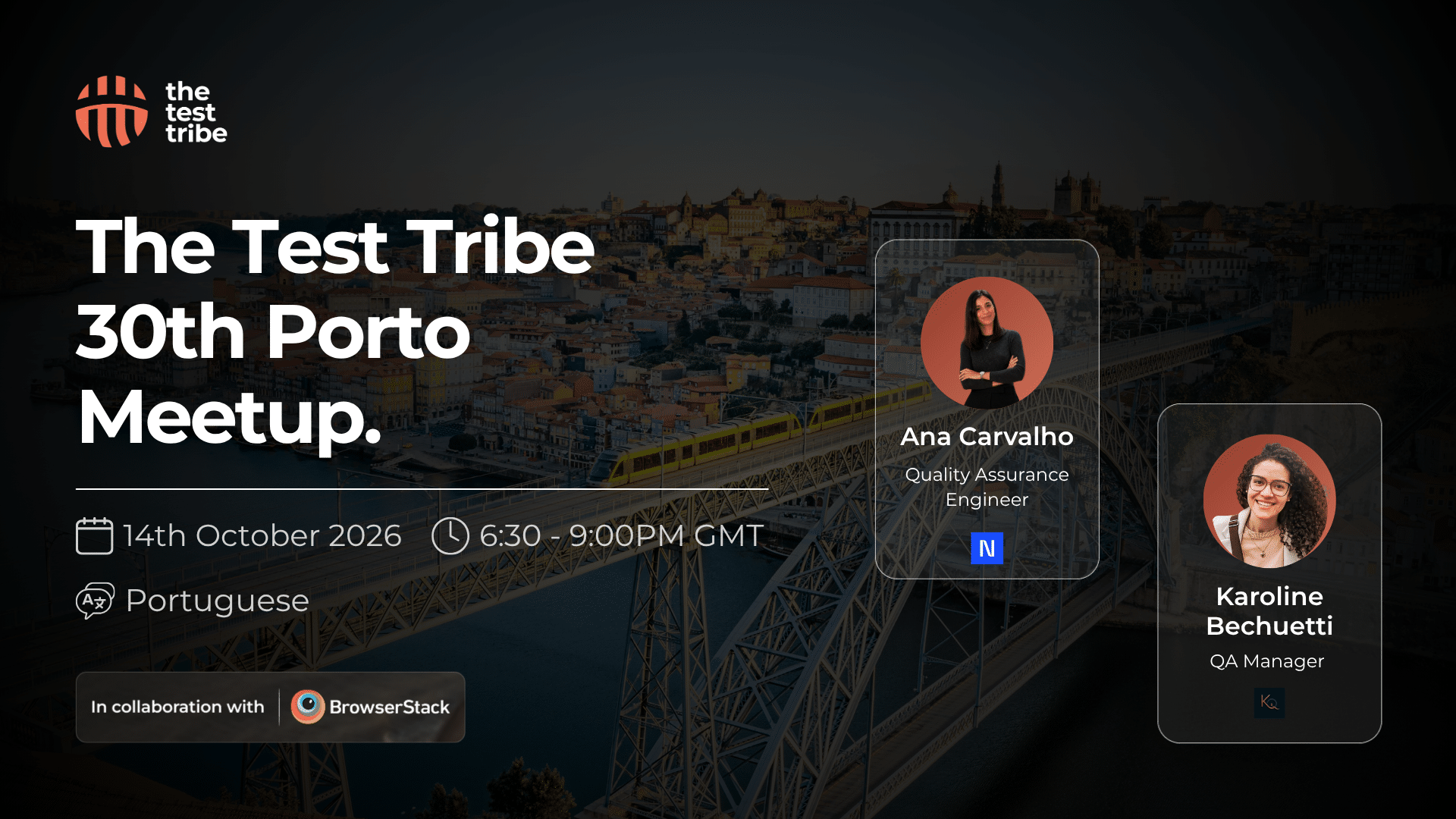 The Test Tribe 30th Porto Meetup. 1